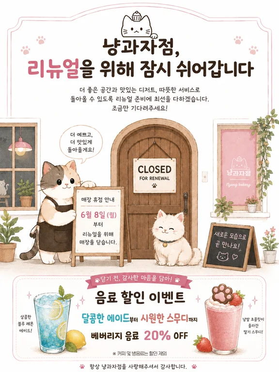 냥과자점