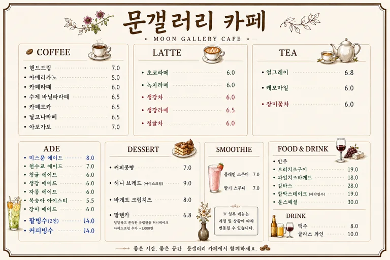 문갤러리카페