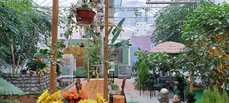 앵무새정원 꽃단지cafe