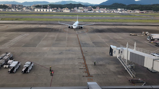 후쿠오카공항 국제선 북측 전망대 3