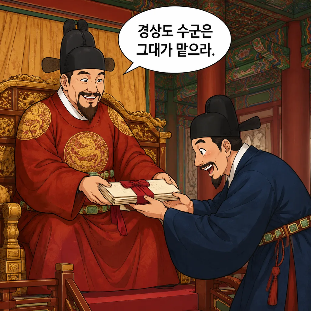수군 대장 자리, 술 한 잔에 날아갔다고? 1컷