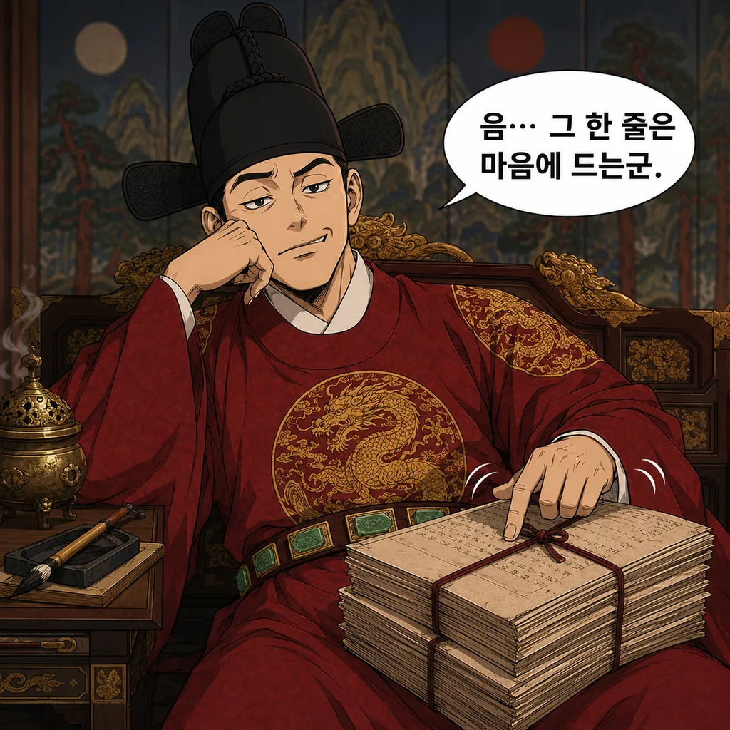 임금이 청원 다 거절하고 딱 한 명만 자른 이유는? 3컷