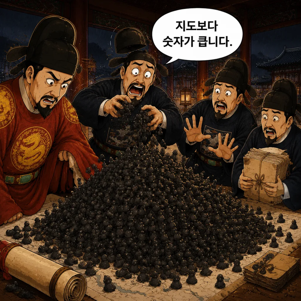 세종, 사신 보고 듣다가 원한 300명을 만남 3컷