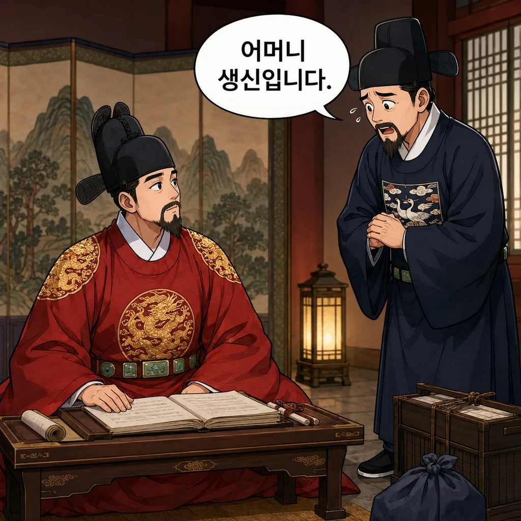 세종, 신하 어머니 생신상에 풍악까지 붙임 1컷