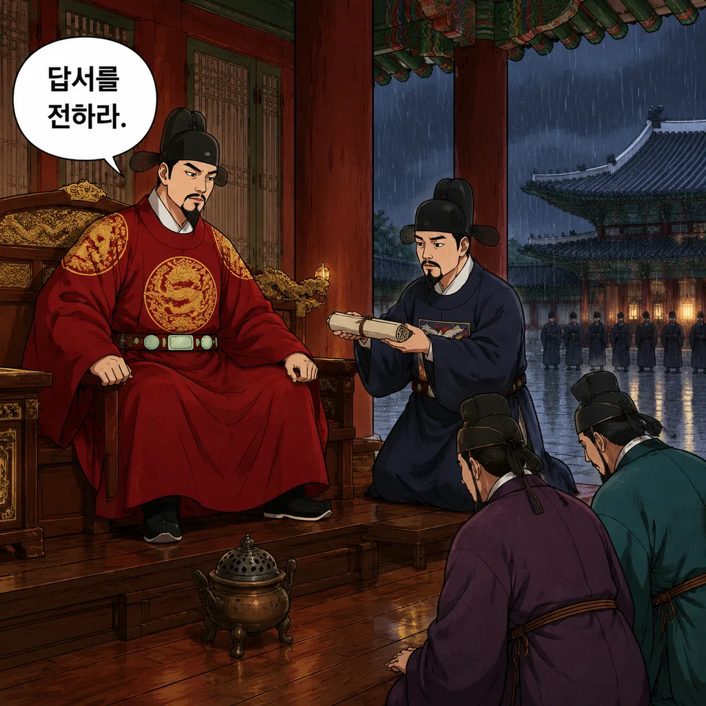 세종, 외교 선물에 호랑이 뼈까지 얹어버림 1컷