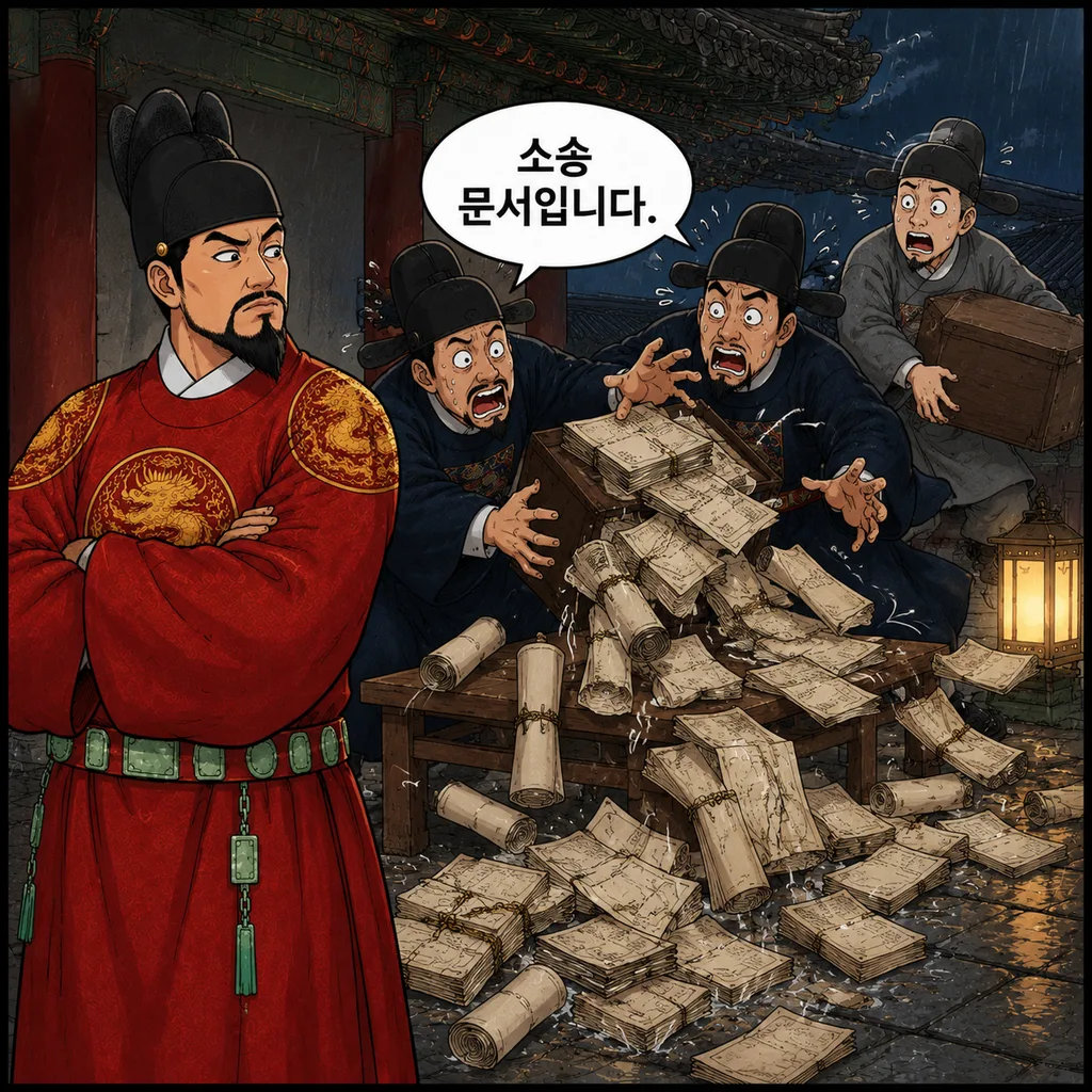 태종, 월식 보다가 민원 회의 열어버림 3컷