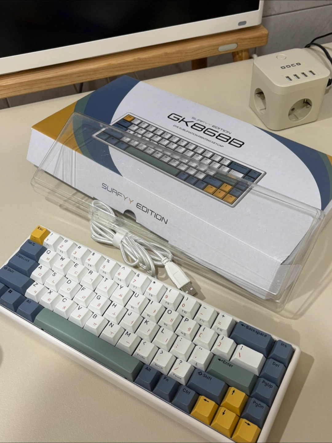 한성 SURFYY GK868B 키보드 무접점 35g