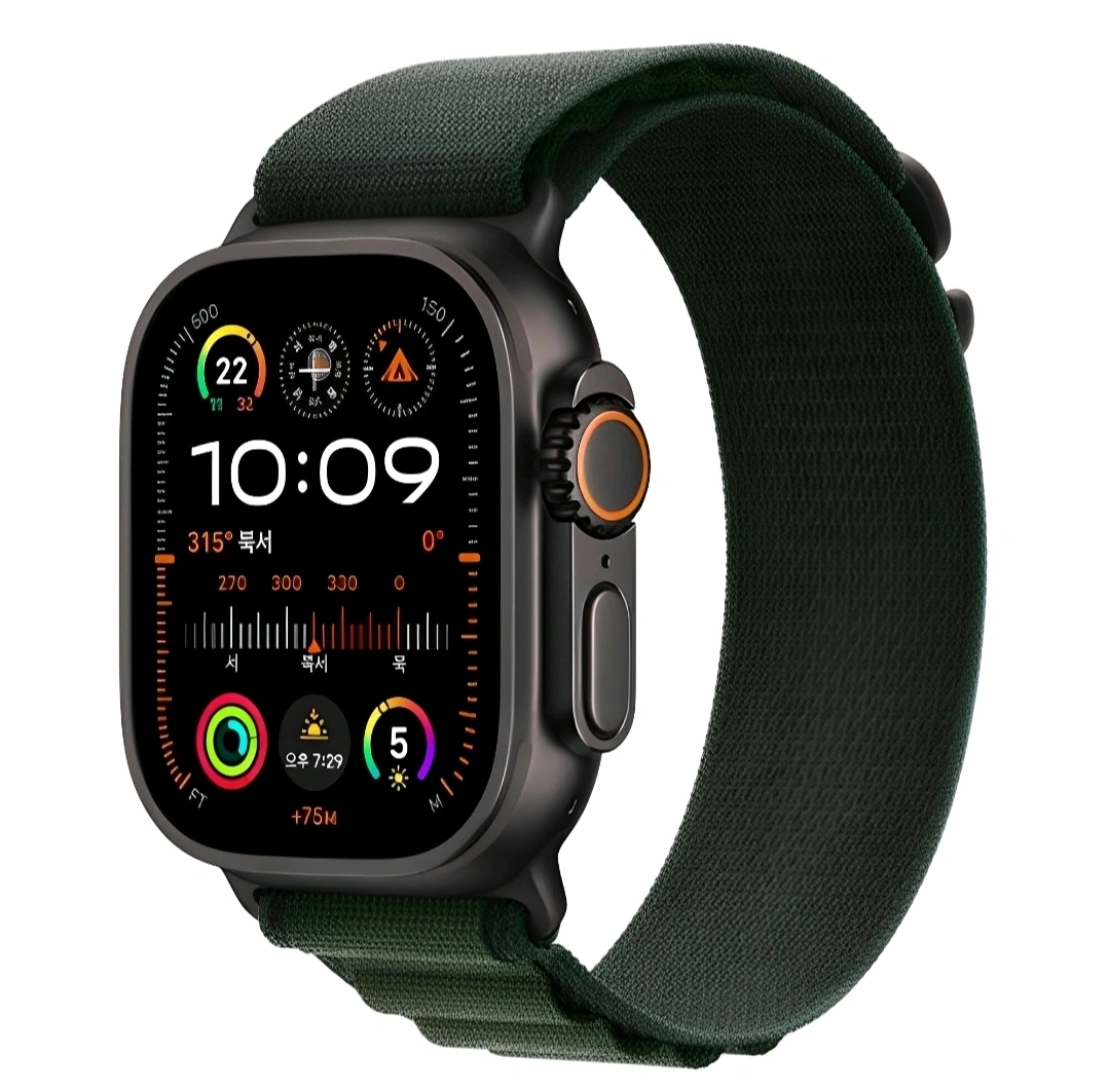 Apple 정품 2024 애플워치 Ultra 2 티타늄 알파인 루프