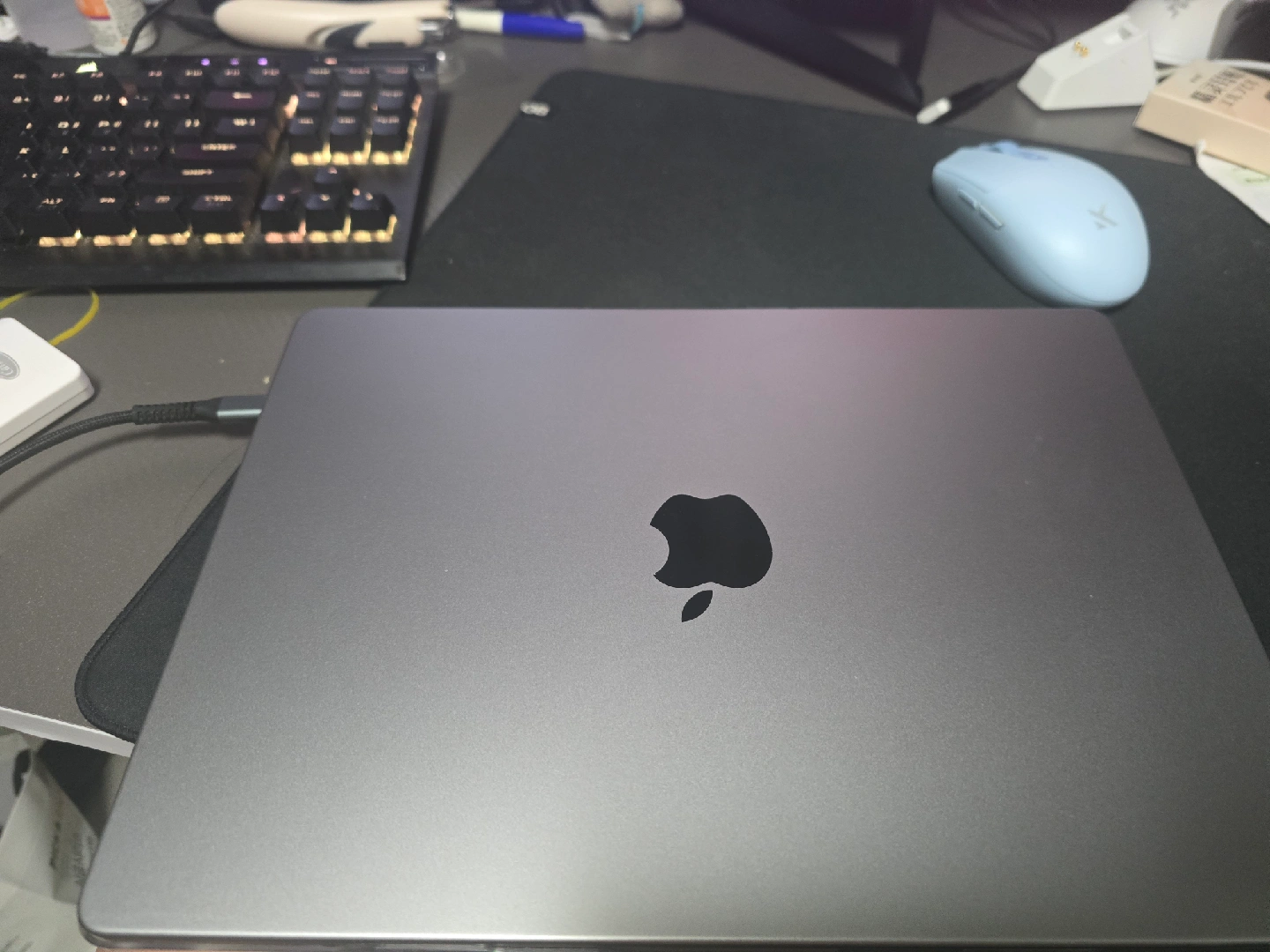 맥북 프로 M3 14 스페이스그레이 8GB 512GB 풀박스