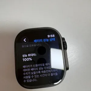 애플워치 울트라2 블랙티타늄 , 트레일루프 M/L