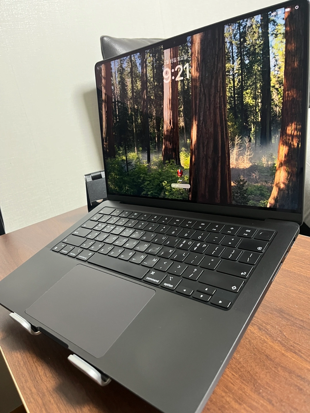 맥북프로 m3 pro 14인치 램 18g 용량 516gb 애케플 풀박스