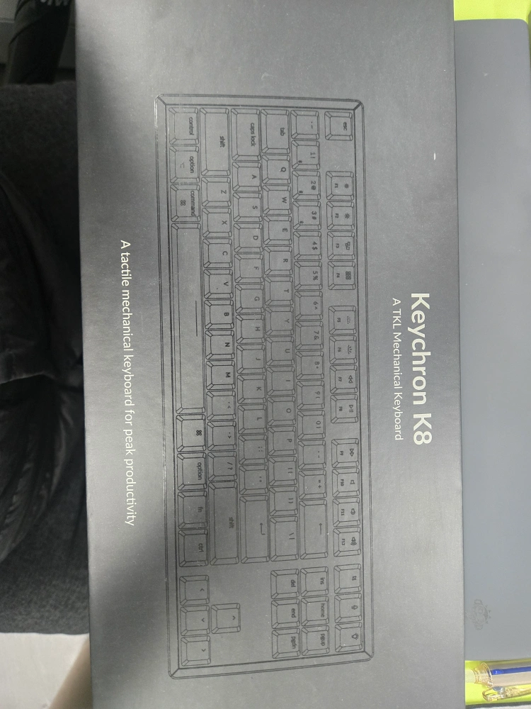 키크론 K8 White LED 갈축 키보드