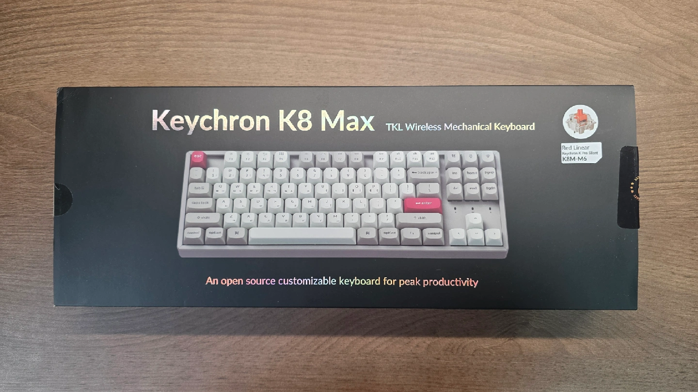 키크론 K8 Max 알루미늄 핫스왑 저소음적축 레트로