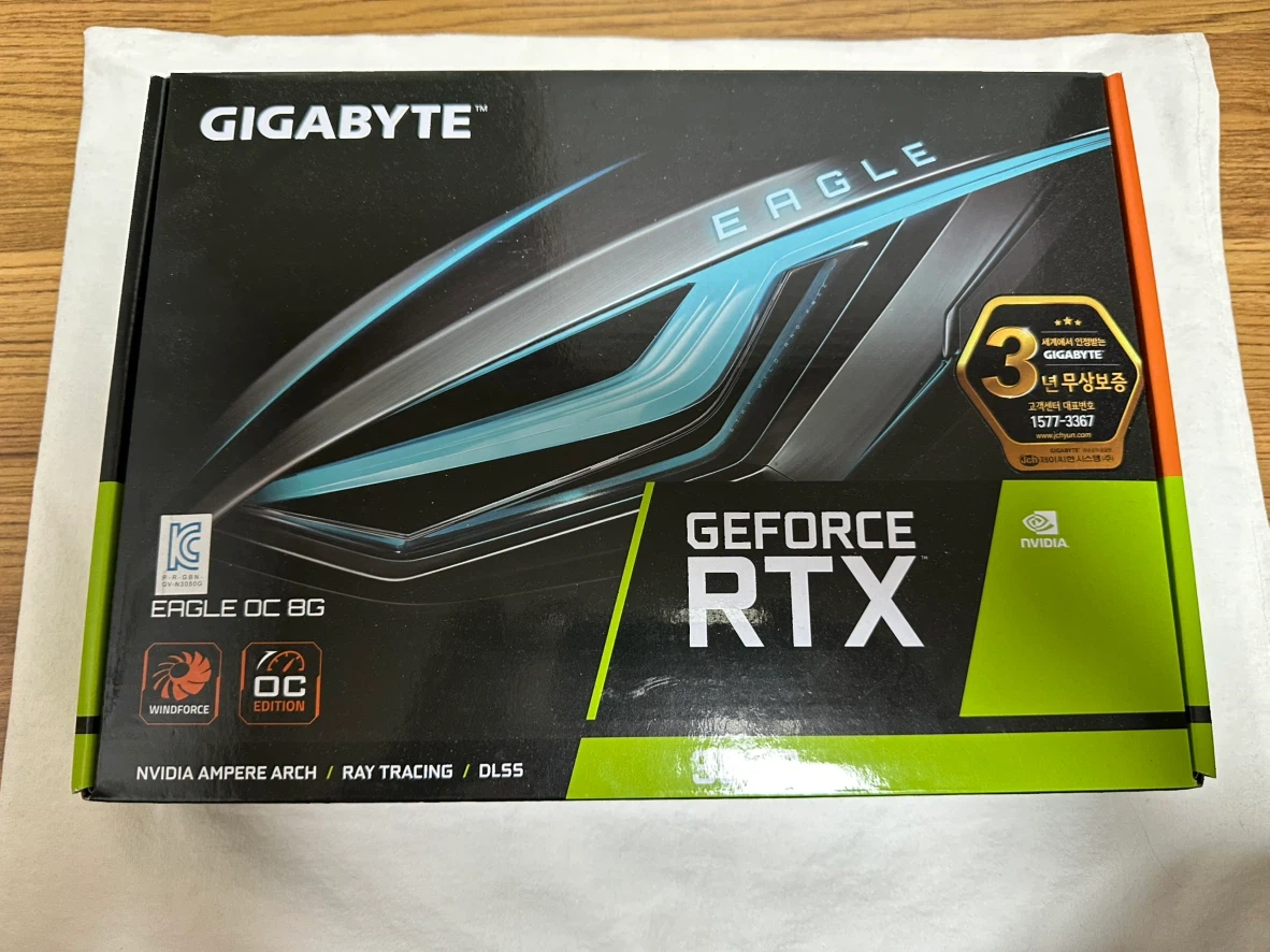 기가바이트 RTX 3050 이글 OC 8GB