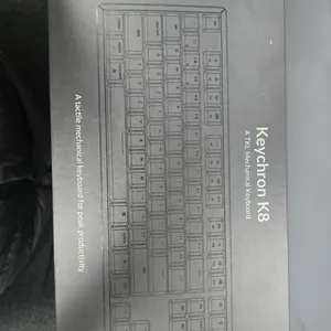 키크론 K8 White LED 갈축 키보드