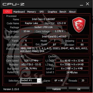 인텔 코어 i5-14600KF CPU