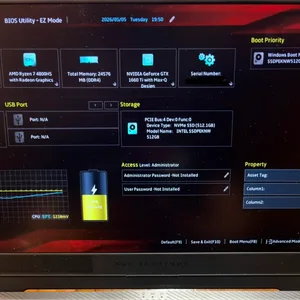 ASUS ROG 제피러스 G14 4800HS/1660Ti 24GB RAM 512GB SSD