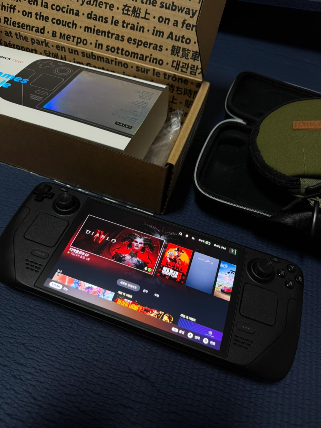 스팀덱 OLED 512+sd1TB