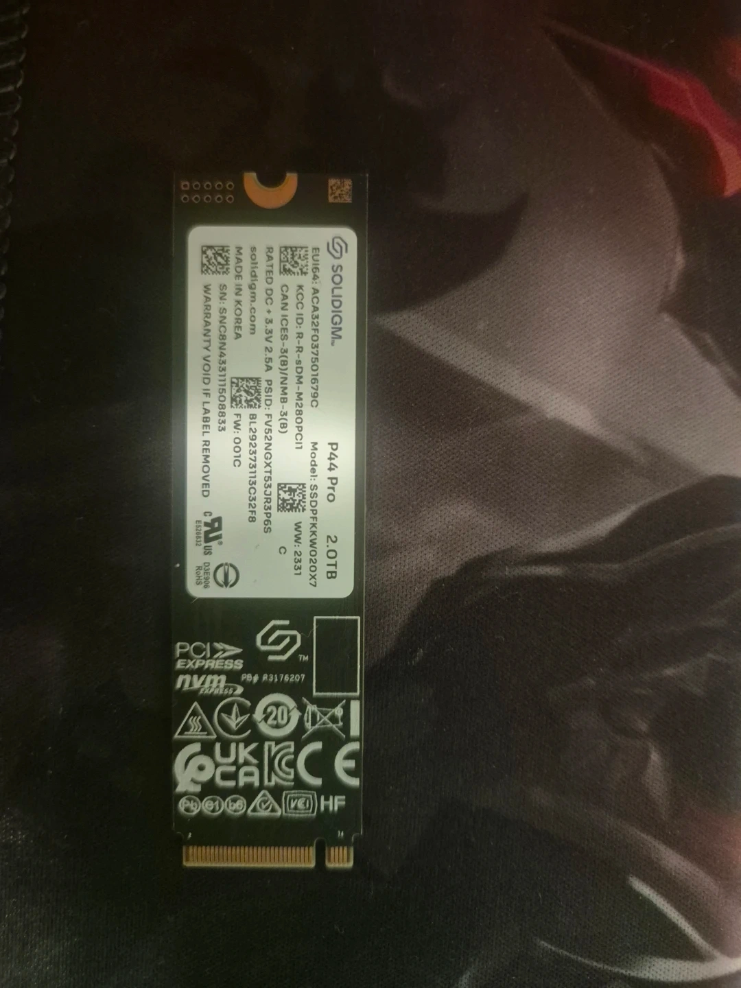 급처 SOLIDIGM P44 Pro 2TB NVMe SSD