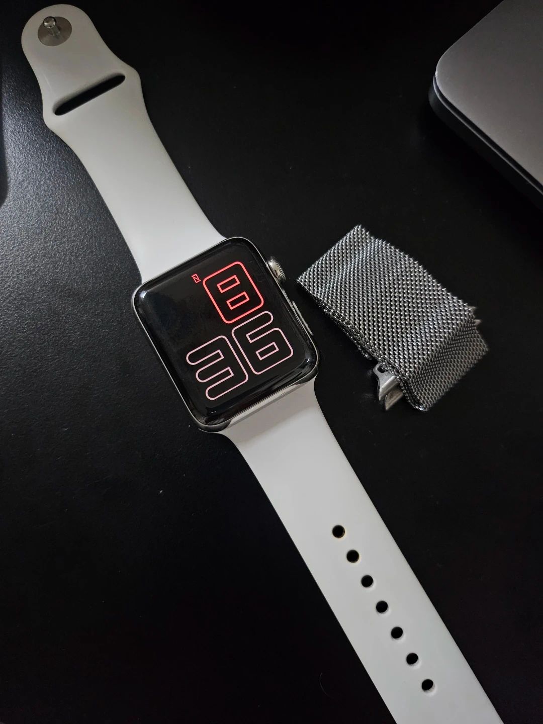 애플워치 시리즈2 42mm 실버
