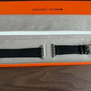 애플워치 에르메스 스크랩 누아 디플로이먼트 44,45,46mm