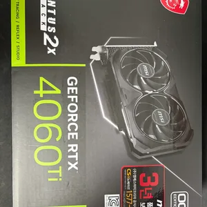 MSI RTX 4060 Ti 벤투스 2X 블랙 OC D6 8GB