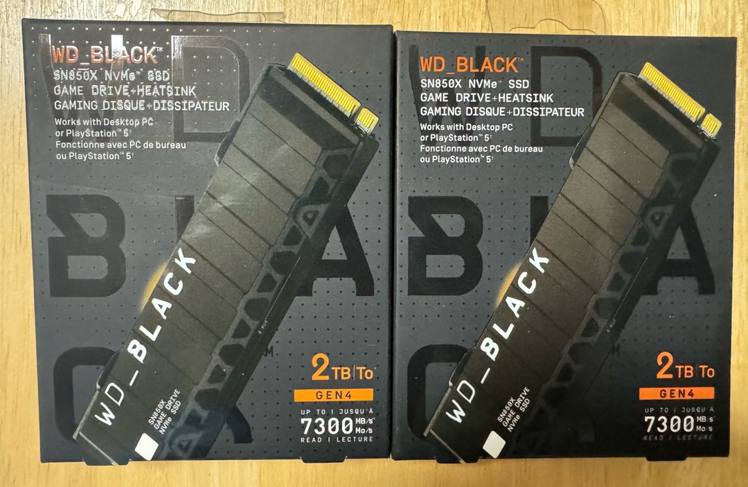 웨스턴디지털 wd black sn 850x 2tb ssd 판매합니다