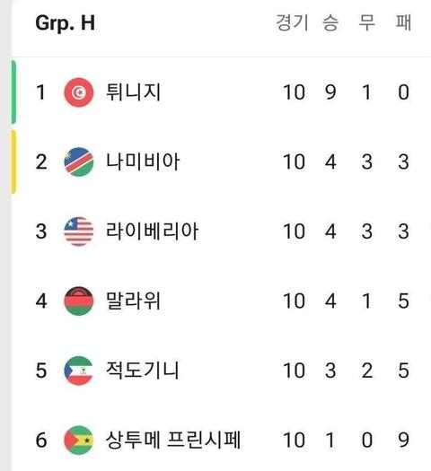 두경기 9골 쳐먹힌 튀니지 월드컵 진출 한 이유.JPG