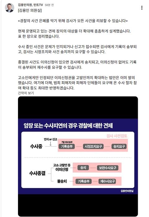 김용민 새글 (이걸 또 대안이라고)