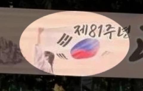 태극기 거꾸로 논란, 원본 보니 구도였다
