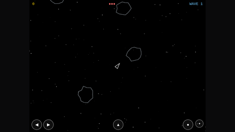 Asteroids (DeepSeek V4 Flash)