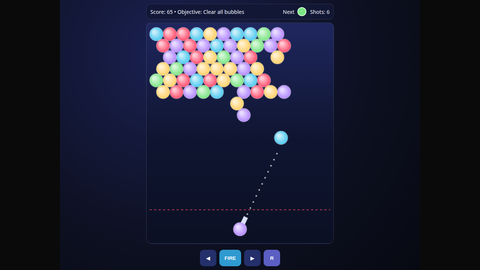 Bubble Shooter (GPT 5.3 Codex)