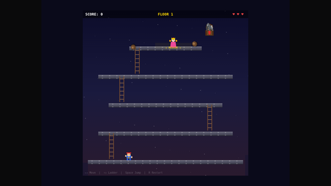 Donkey Kong (DeepSeek V4 Flash)