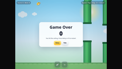 Flappy Flyer (GPT 5.4 Mini)