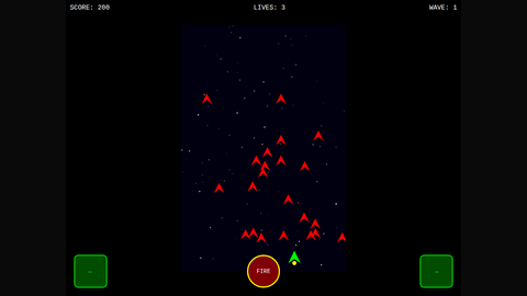 Galaga (GLM 4.7)