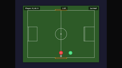 Arcade Soccer (GLM 4.7) gameplay preview