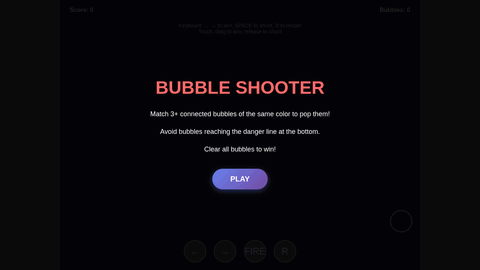 Bubble Shooter (Qwen 3.5 9B) gameplay preview