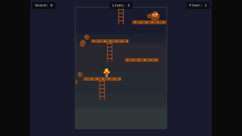 Donkey Kong (GLM 4.7 Flash) gameplay preview
