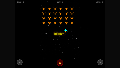 Galaga (GLM 4.7 Flash) gameplay preview