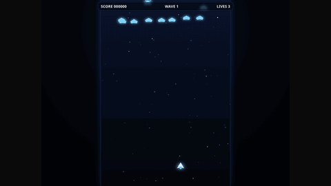 Galaga (GPT 5.3 Codex) gameplay preview