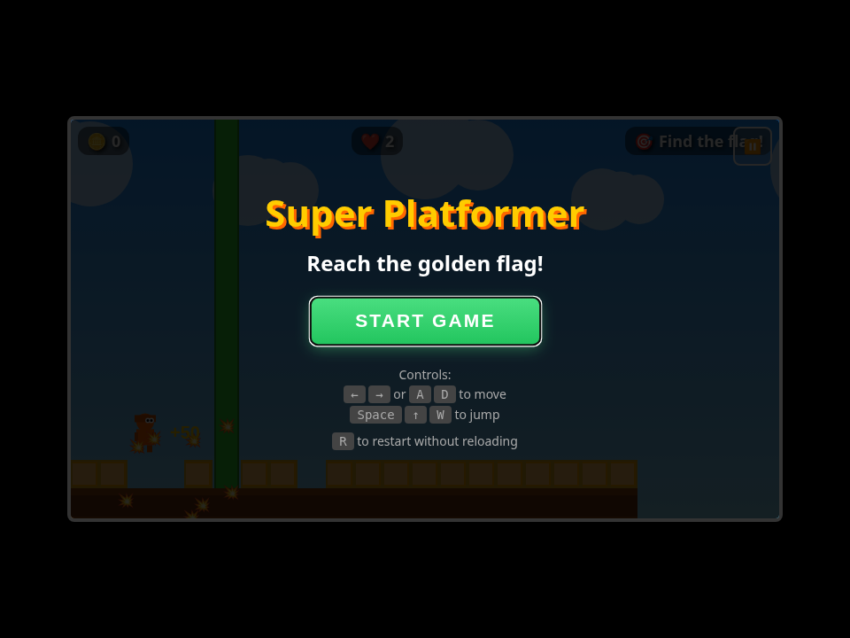 Mario Platformer (Kimi K2.5)