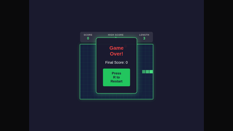 Snake (GLM 4.7)