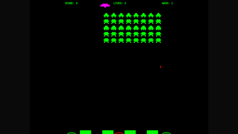 Space Invaders (GLM 4.7 Flash)