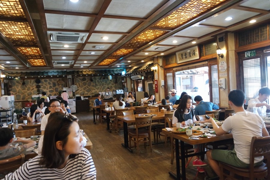 경주 쌈밥 상차림