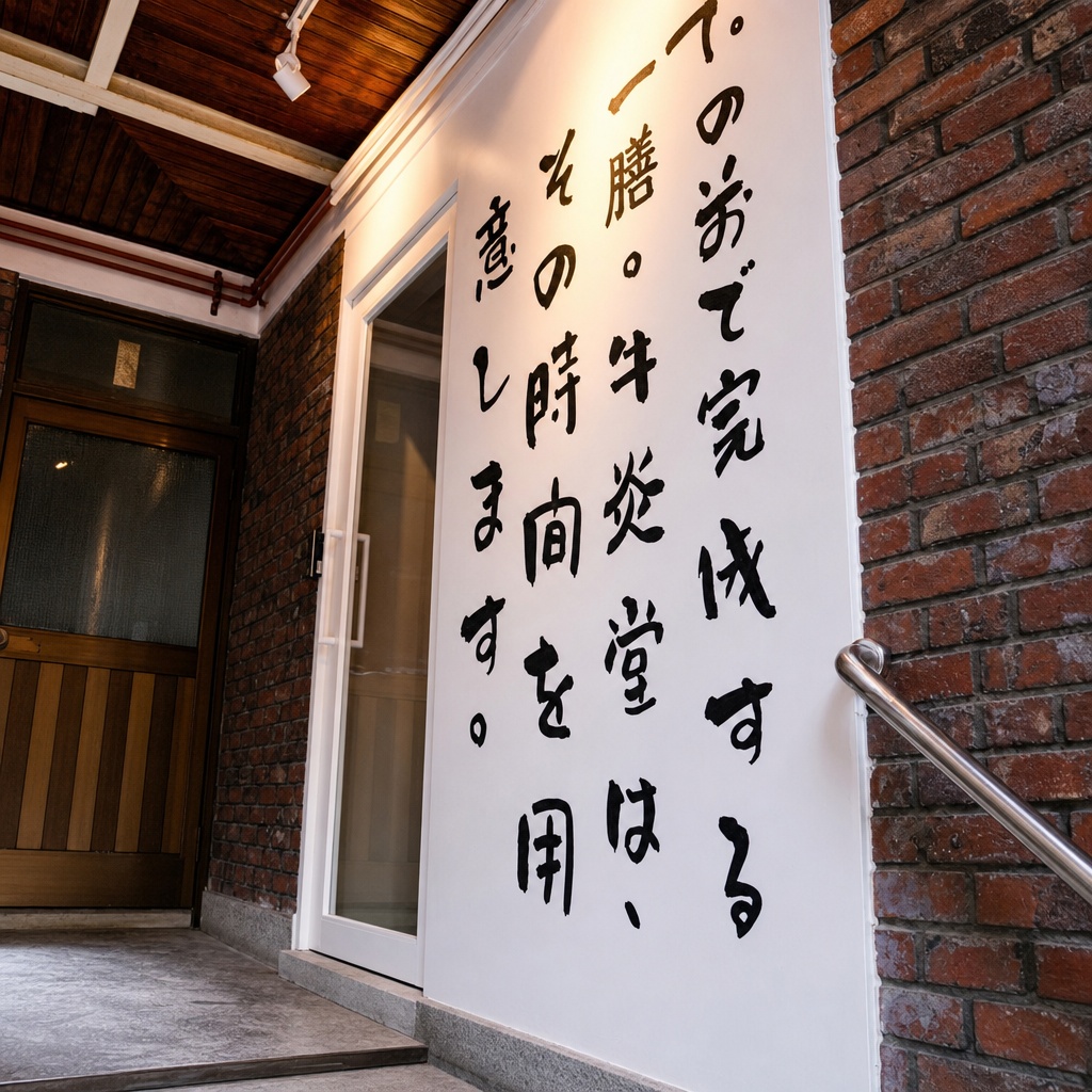 규엔당 성수본점의 내부와 상차림