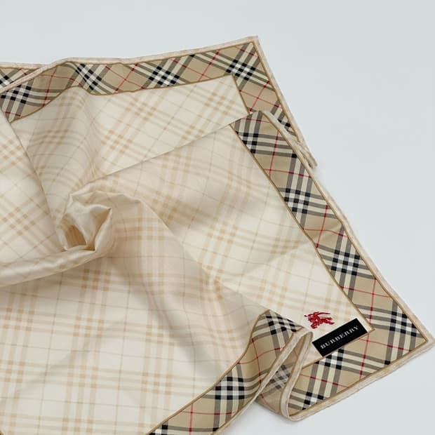 Burberry (새상품) burberry/ 버버리 코튼 쁘띠스카프 손수건 상품 사진