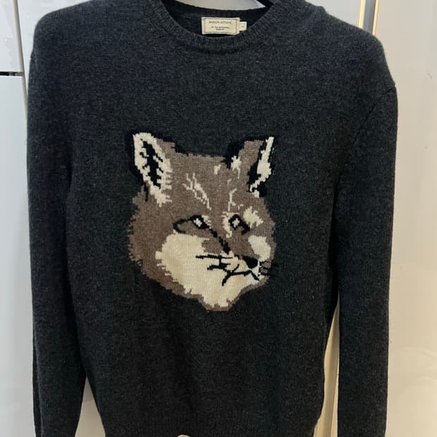 Maison Kitsuné 메종키츠네 빅폭스 니트 L 상품 사진