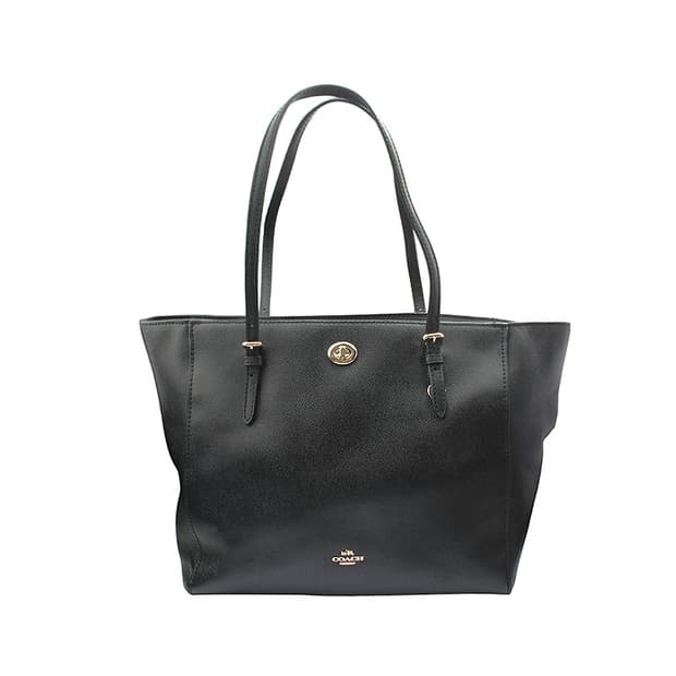 Coach 코치 블랙 레더 숄더백 상품 사진