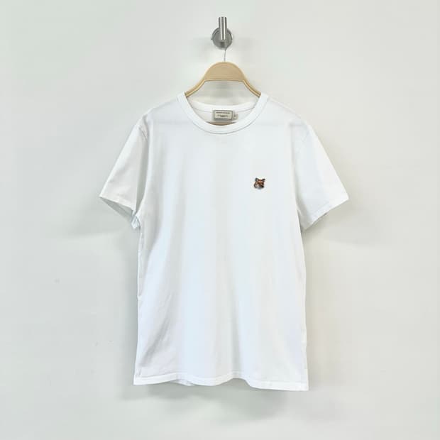 Maison Kitsuné 메종키츠네 폭스로고 반팔 화이트 상품 사진