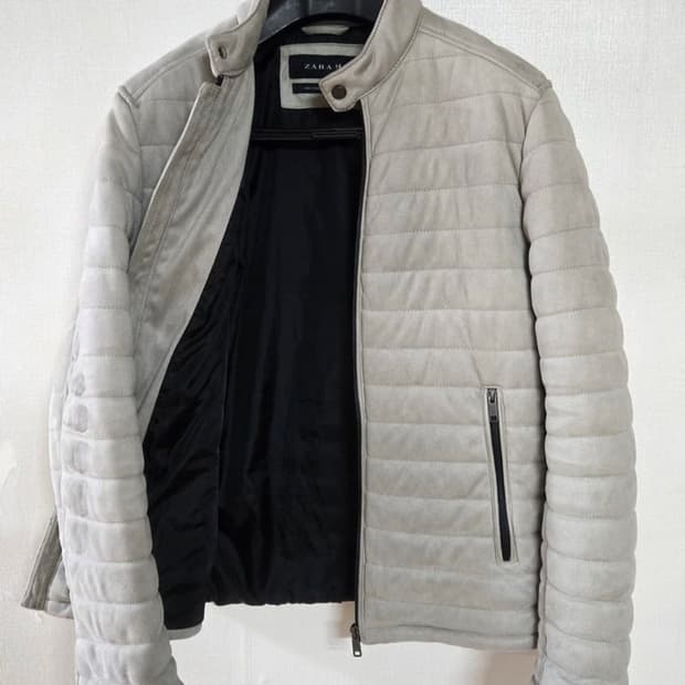 ZARA 자라 스웨이드 패딩자켓, 트러커자켓, 스웨이드자켓 상품 사진